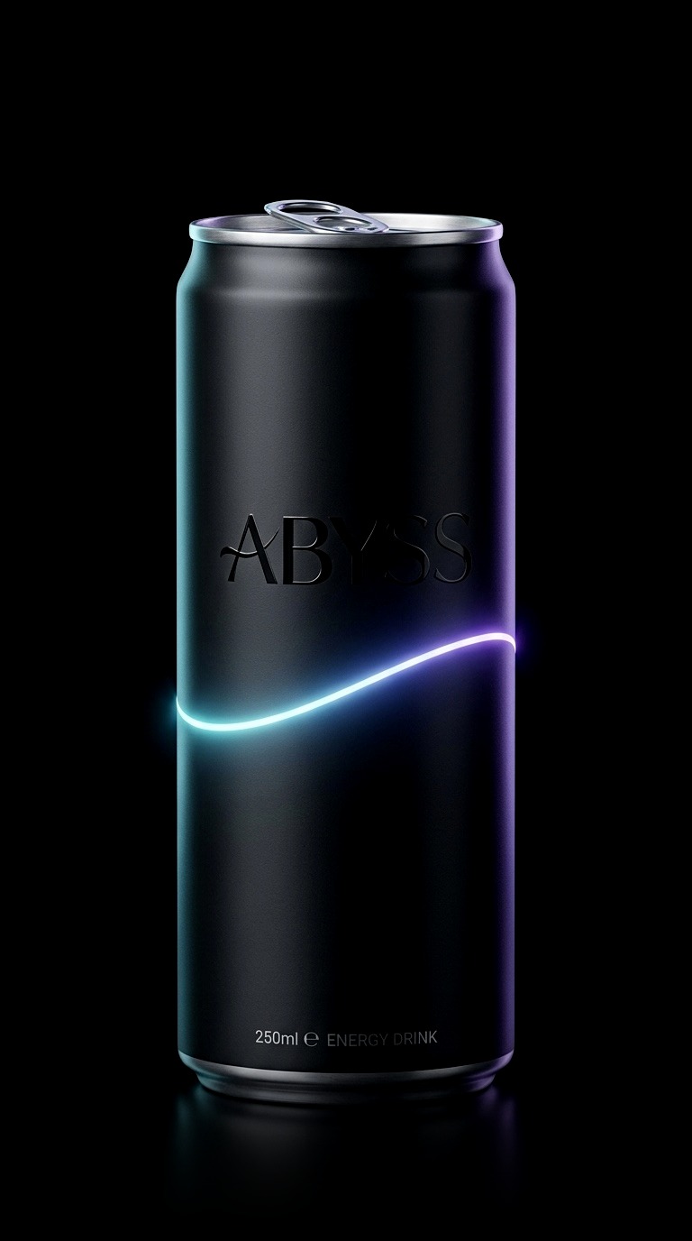 ABYSS energy drink can